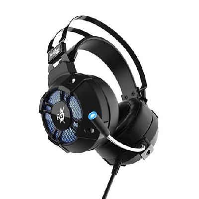 Redgear Cosmo 7.1 Usb Wired Gaming Headphones With Rgb Led Effect, Mic And In-line Controller For Pc