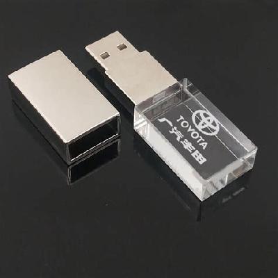 Crystal USB with LED