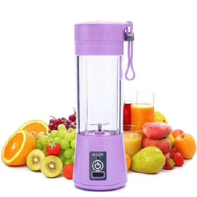 Plastic Portable USB Electric Blender Juice Cup(Multicolour)