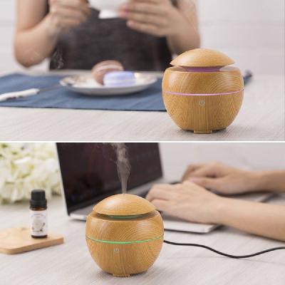 Wooden Humidifier Mini Ultrasonic USB Aroma Diffuser