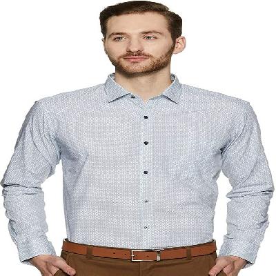 Park Avenue Cotton Sky Blue Formal Shirt