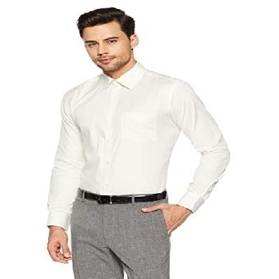 Park Avenue Cotton White Formal Shirt