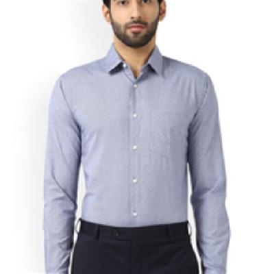Park Avenue Grey Formal Shirt