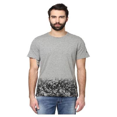 Parx Polycotton Grey T Shirt