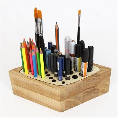 Wood Pen Stand