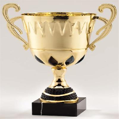 Golden Brass Plaque Trophy