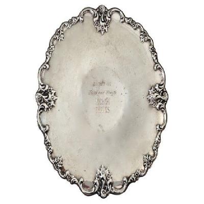 Silver Plated Brass Plaque