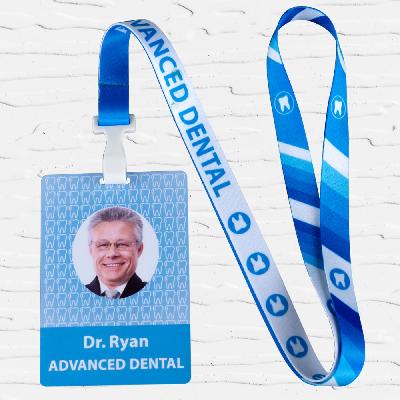 Corporate Printed Satin ID Card Lanyard