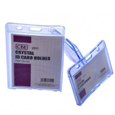 Plain Crystal ID Card Holder