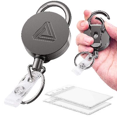 Pull Key ID Card Clip