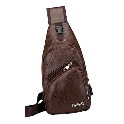 Pu Leather Cross Shoulder Sling Bag