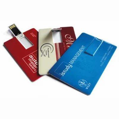 Plastic Credit Card Pen Drives