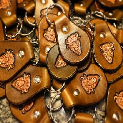 Leather Keychain