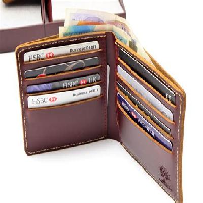 GW30 Brown Mens Leather Wallet