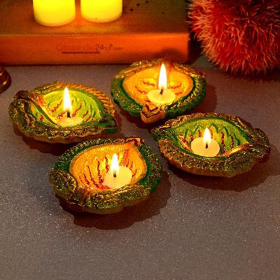 Decorative Diya Set