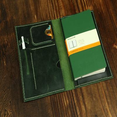 Go Green Leather Cover Diary 2020
