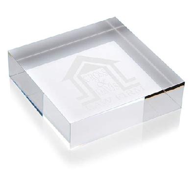 Square Acrylic Paper Weight