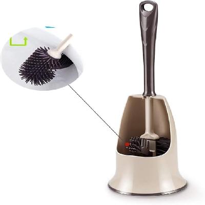 Toilet Cleaning Brush with Holder Stand