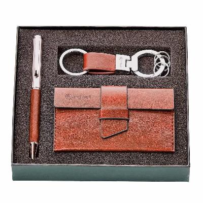 3 In 1 Pen, Keyring, Visiting Card Holder Combo Set