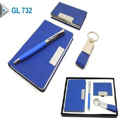 3 In 1 Pen, Keyring And Notebook Combo Set