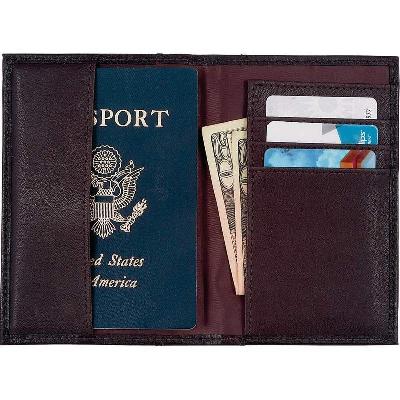 Brown Passport And Card Holder
