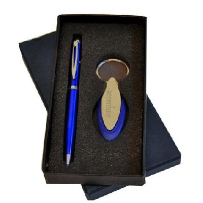Corporate Gift Set with Pen and Key Chain