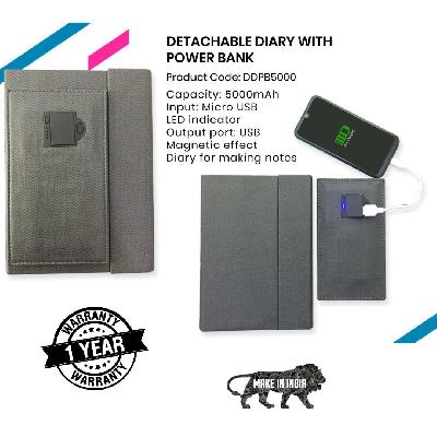 Diary with Power Bank