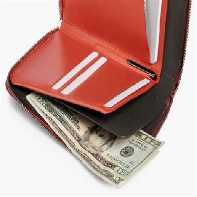 Folder Zip Passport Holder