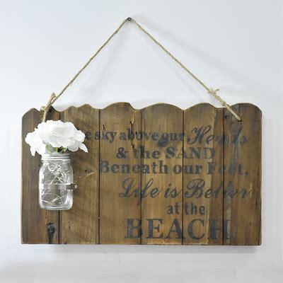 Hanging 3 PC Wooden Photo Frame with Metal Plate