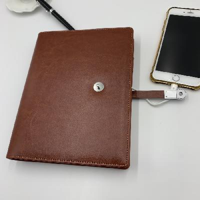 Leather  Diary With USB Pen Drive