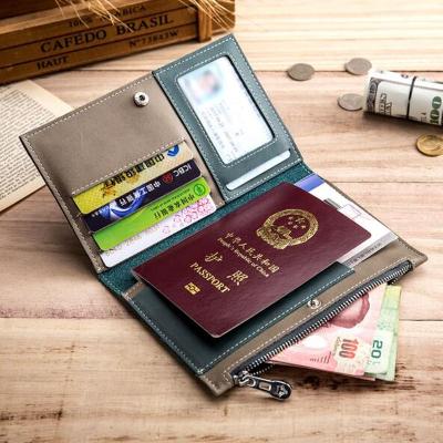 Leather Passport And Card Holder