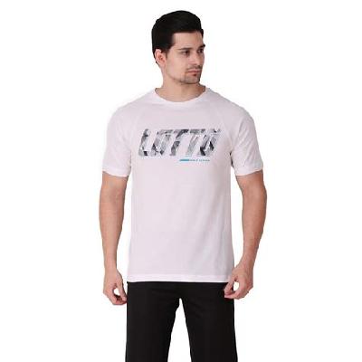 Lotto Men's Solid Regular Fit T-Shirt
