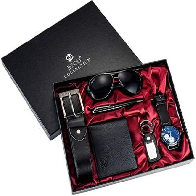 Pen And Men's Wallet And Key Chain Gift Set