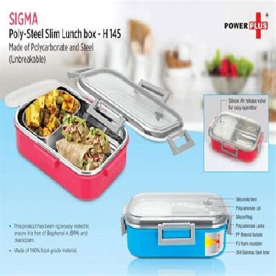 Sigma Poly-Steel Slim Lunch Box