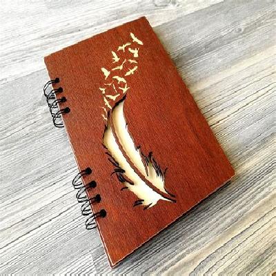 Wooden Cover Notebook