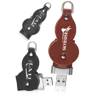 32 GB Leather Flap USB Pen Drive
