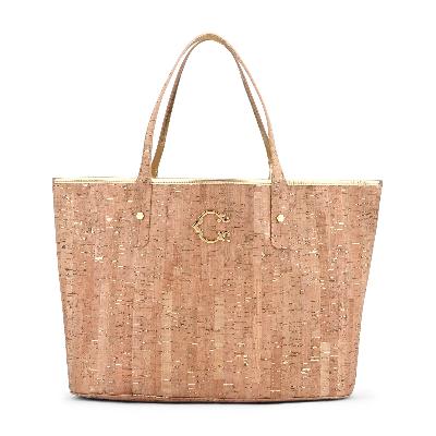 Premium Cork Wood Tote Bag