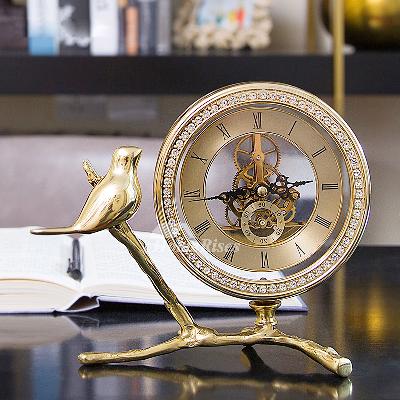 Office Metal Table Clock