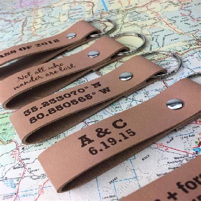 Round Metal Key Chains