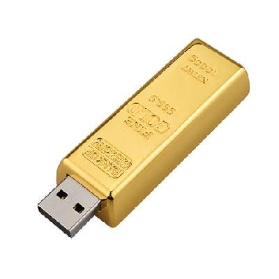 Gold Bar USB Flash Drive