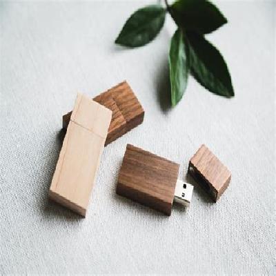Wood Rectangular Pen Drive