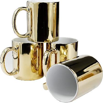 Designer Golden Coffee Mug