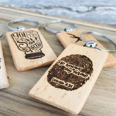 Wooden Keychain