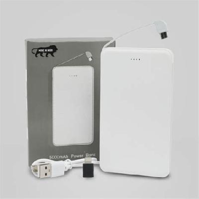 ABS Leather Finish - 5000mAh Power Bank