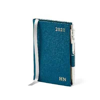 Diary With Pen - Blue DG13