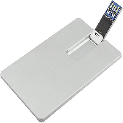 Silver Metal Card Pendrive
