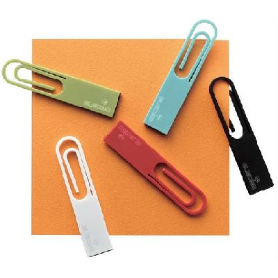 White Paper Clip Pendrive