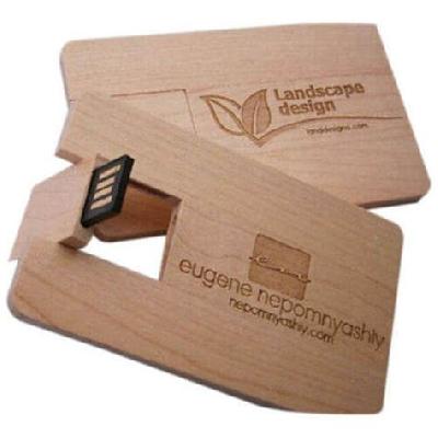 Wooden Card Pendrive