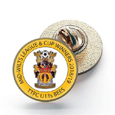 Metal Round Pin Badge