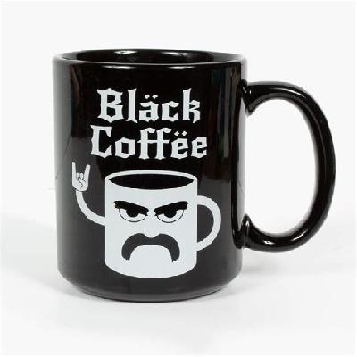 Black Coffee Mug